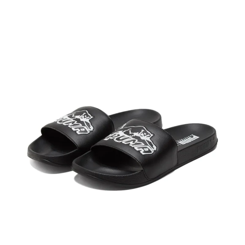 PUMA Leadcat Ftr Bb Cat Slipper Black/White-2