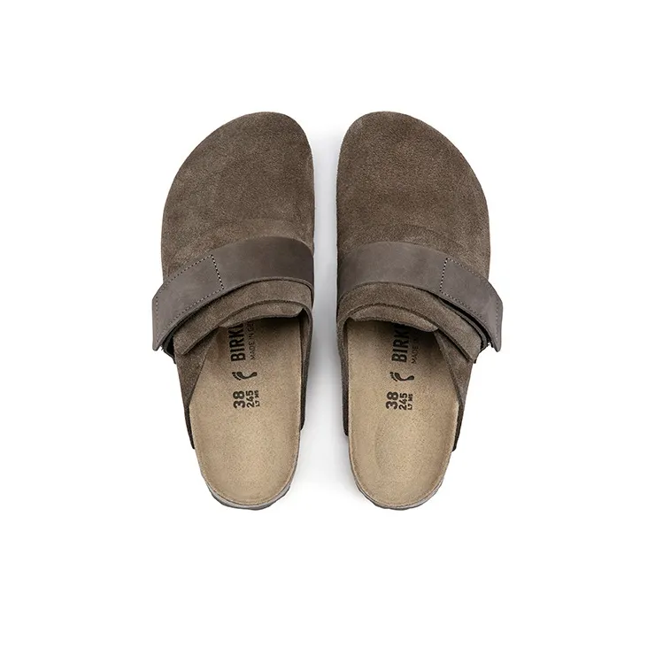 Birkenstock Nagoya Stylish Sandals Unisex Gray-4