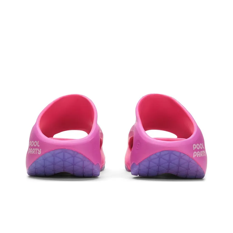 LOL x LiNing Yun You Slay Quiet Slide Slippers Unisex Bright Fluorescent Pink-2