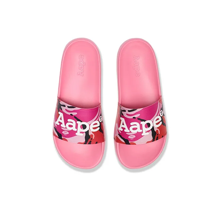 Aape Stylish Sandals Unisex Purple Pink-4