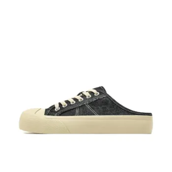 ZARA Rubber Sole Quiet Wrap-toe Slippers Women's Black