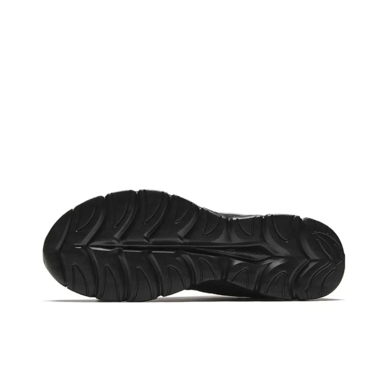 Anta Anti Slip Wear Resistant Low Top Running Shoes Men's Black-4