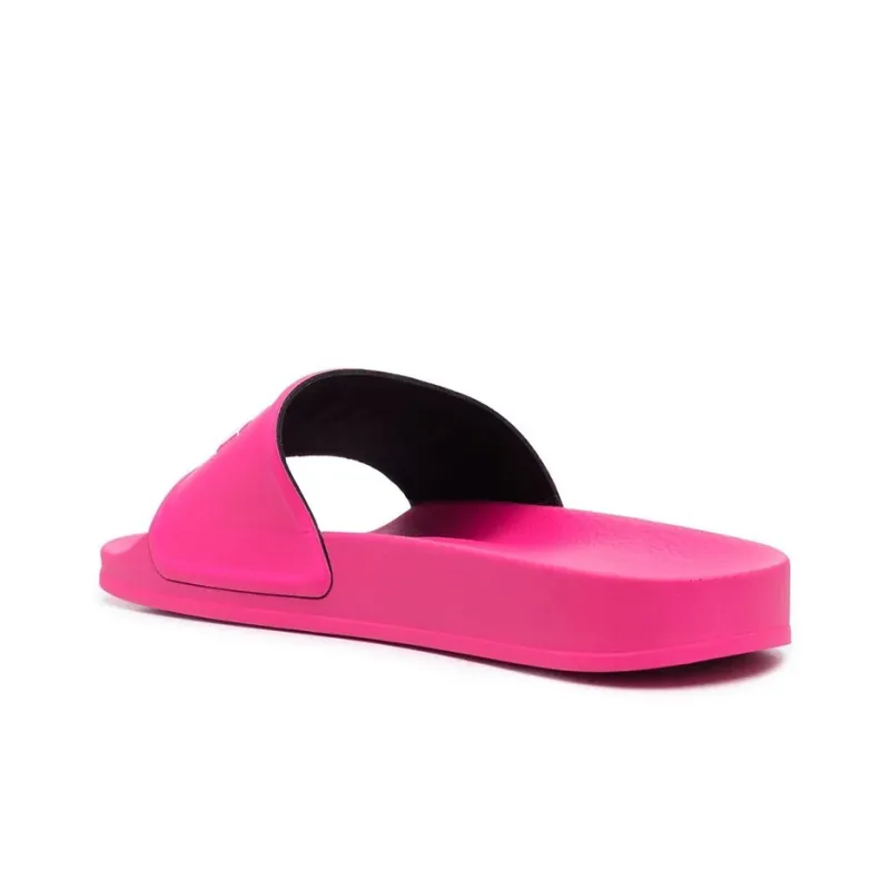 PALM ANGELS Pool Slides Fuschia White Women's-2