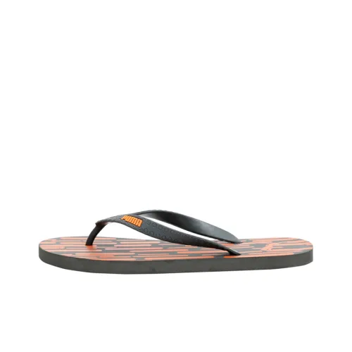 PUMA Gear V4 Slide Slippers Unisex Gray/Orange