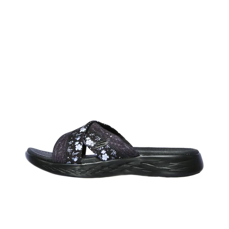 Skechers ON THE GO Slide Slippers Women's Black Blue-0