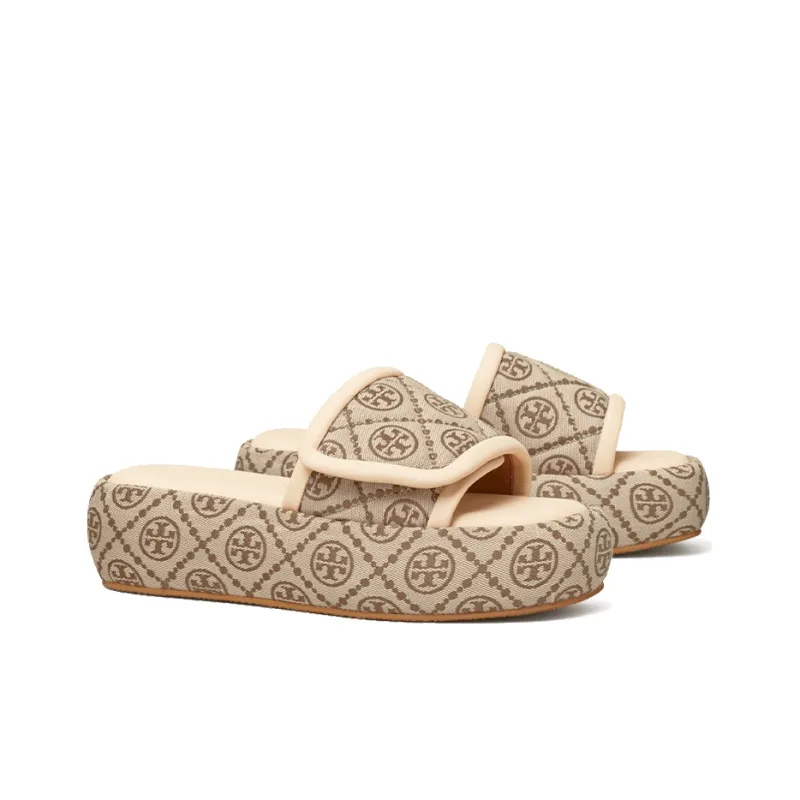 TORY BURCH Bubble Slip Resistant Stylish Sandal Women's Beige-1