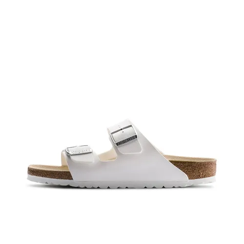 Birkenstock Arizona Series Slide Slippers Unisex White