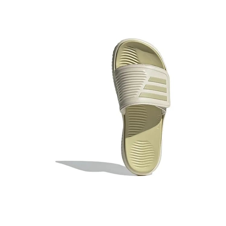 Adidas Alphabounce Slide 'Wonder White Sandy Beige Metallic'-4