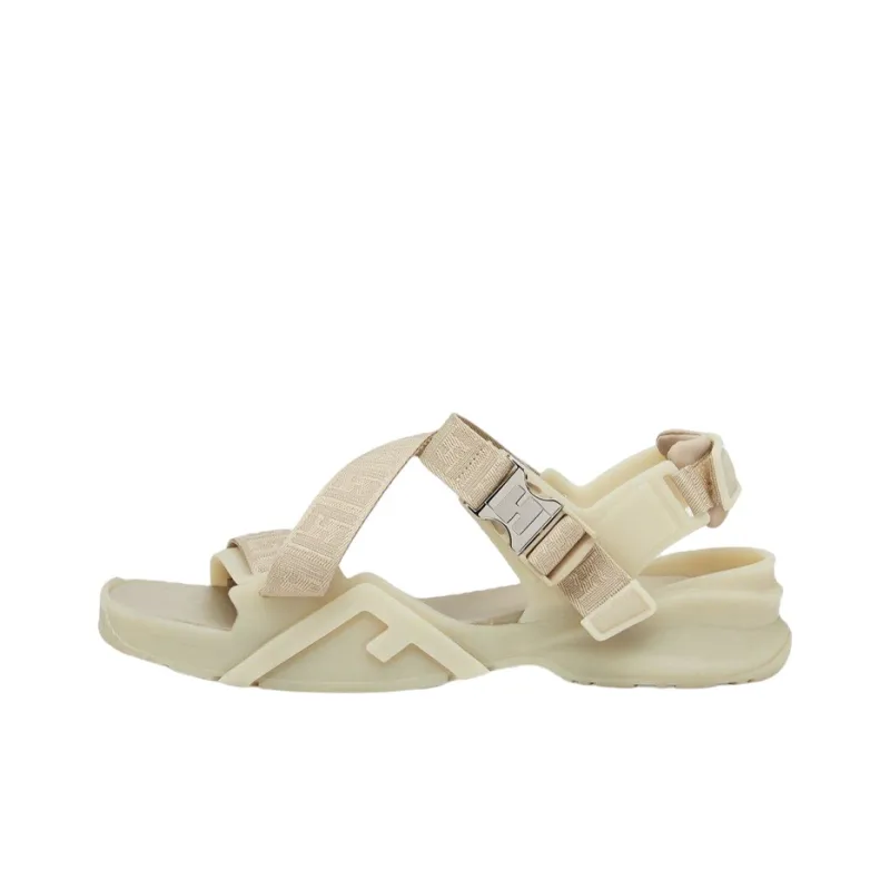 FENDI Flow Logo-embossed Sandals-0