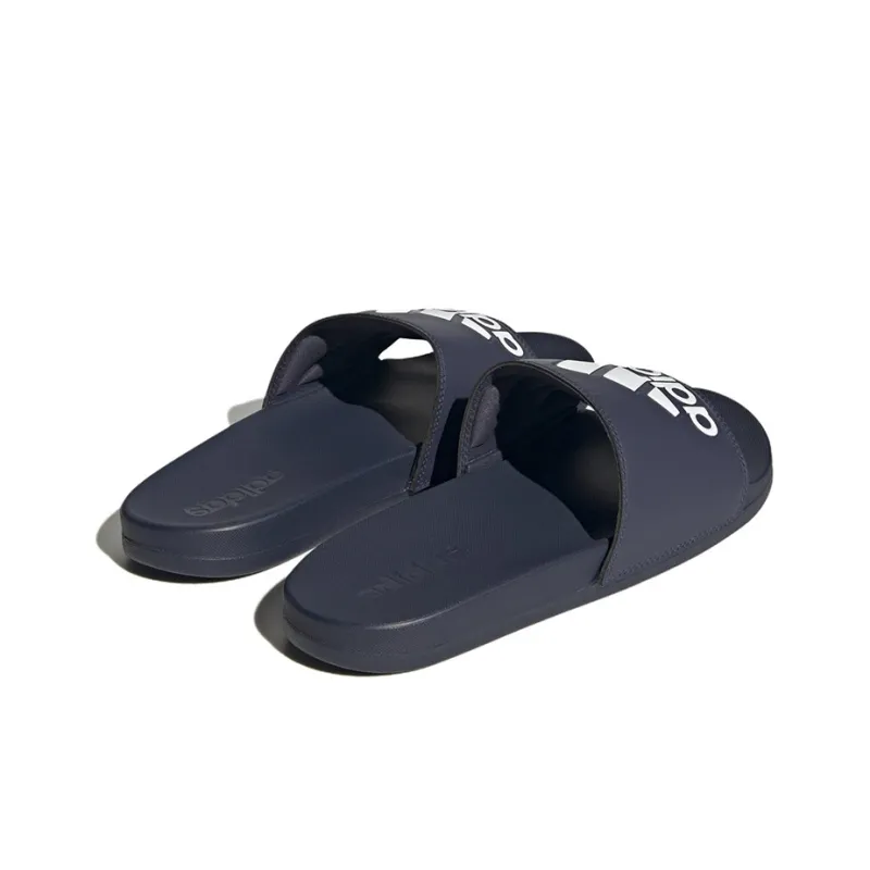 Adidas Adilette Comfort Slides Shadow Navy Cloud White-2