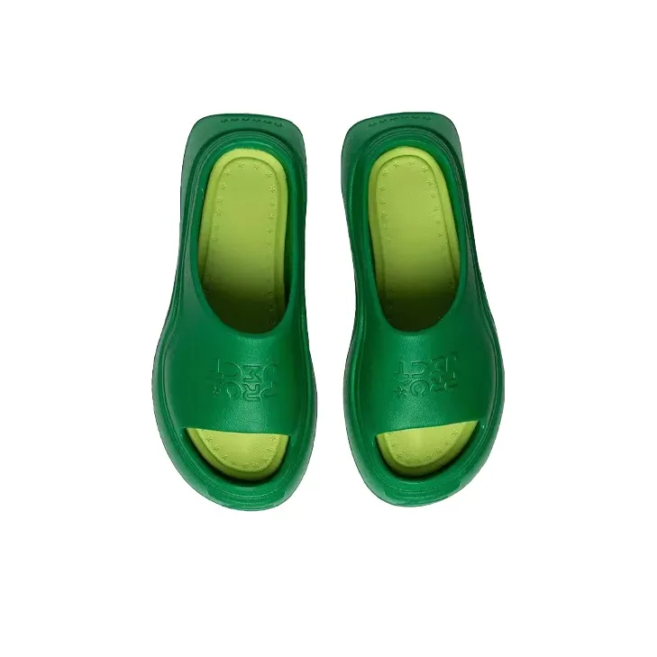 LiNing Project* EVA Cut Out Quiet Slide Slippers Women's Green-3