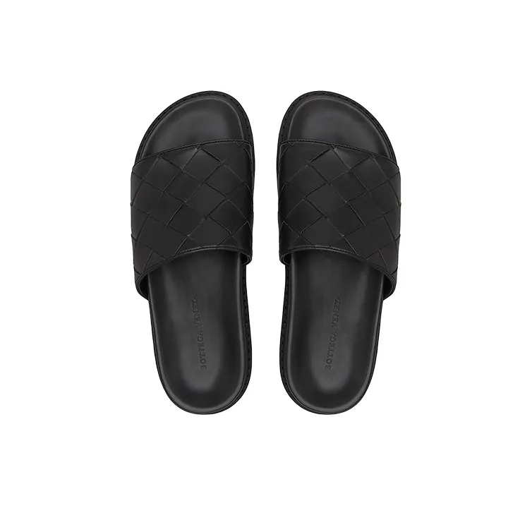 Bottega Veneta Intrecciato Stylish Sandal Men's Black-5