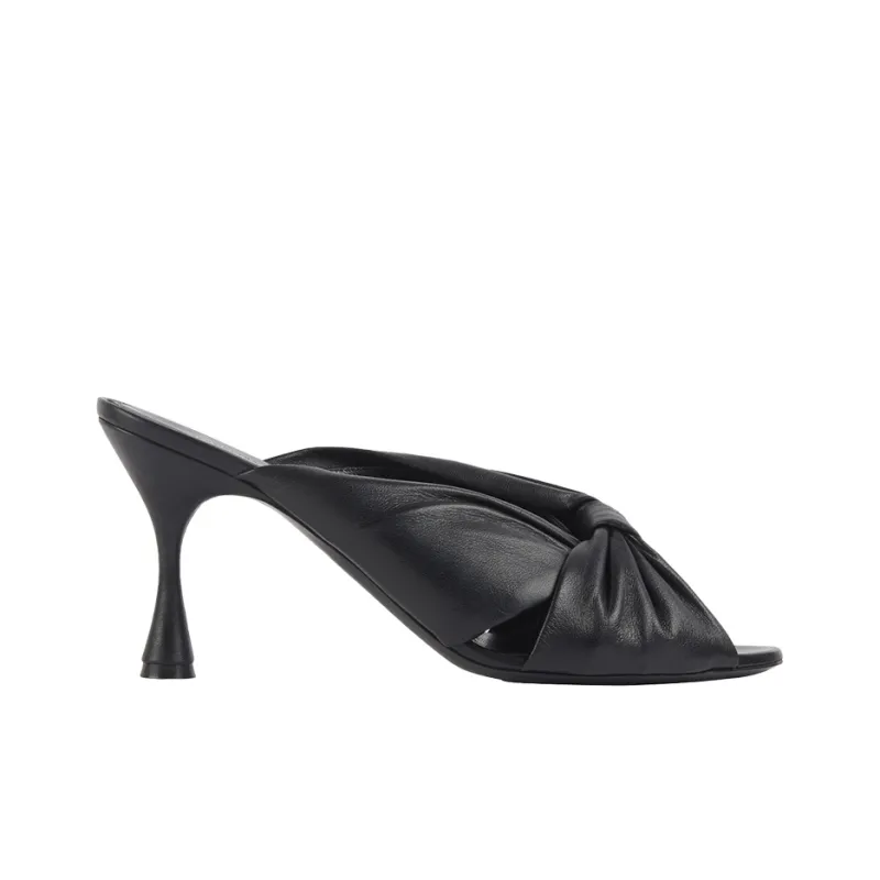 Balenciaga Small High Heels Black Slippers Women's-1