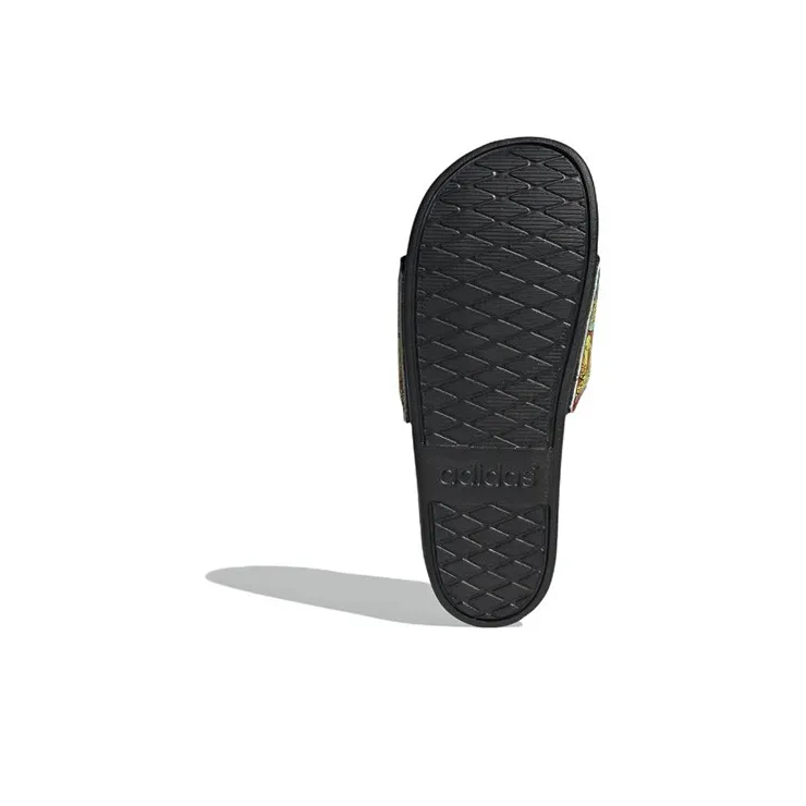 Adidas Adilette Comfort Slide 'Black Floral' Women's-5