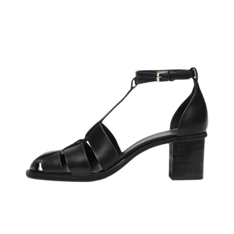 MaxMara Roman Sandals Women's Black-0