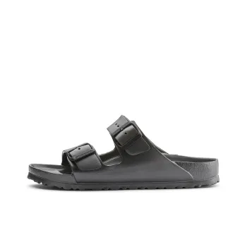 Birkenstock Logo debossed Double strap Slides