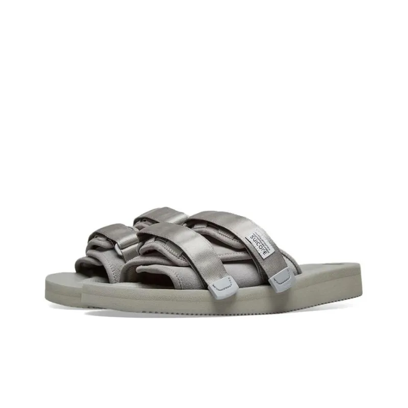Suicoke Rubber Sole Slip Resistant Slide Slippers Men's Gray-1