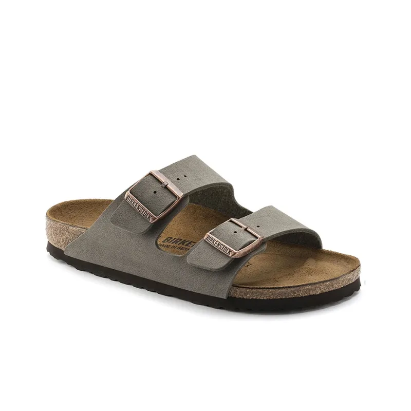 Birkenstock Arizona Birko Flor Birkibuc Sandals 'Stone'-2