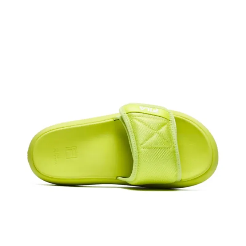 FILA FUSION DONUT DX Rubber Sole Slide Slippers Women's Yellow-2