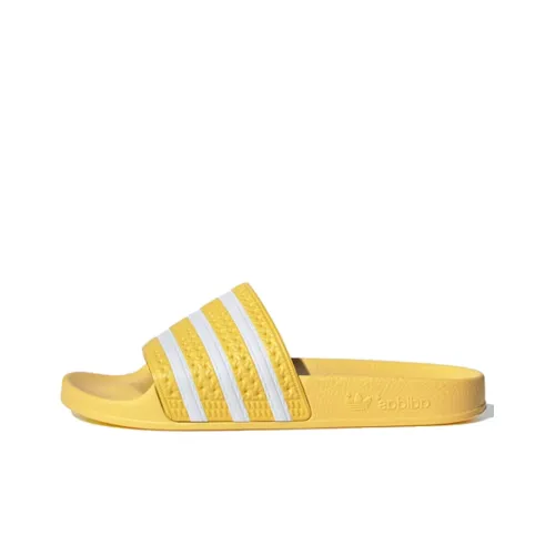 Adidas Originals ADILETTE Series Flip-flops Women's Yellow/White