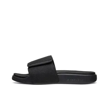 Skechers Velcro Flat Heel Sports Slippers Black