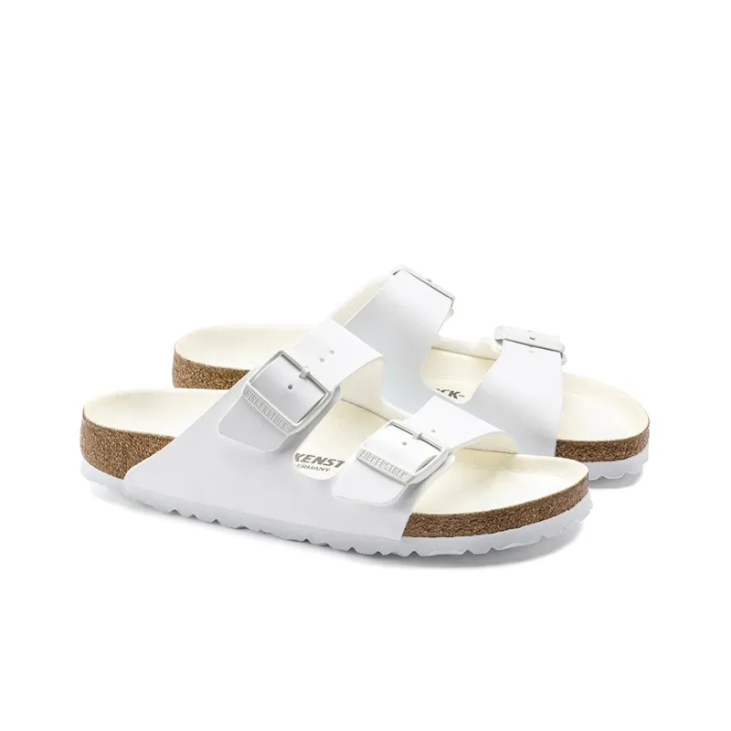 Birkenstock Arizona Birko Flor Triple White Women's-3