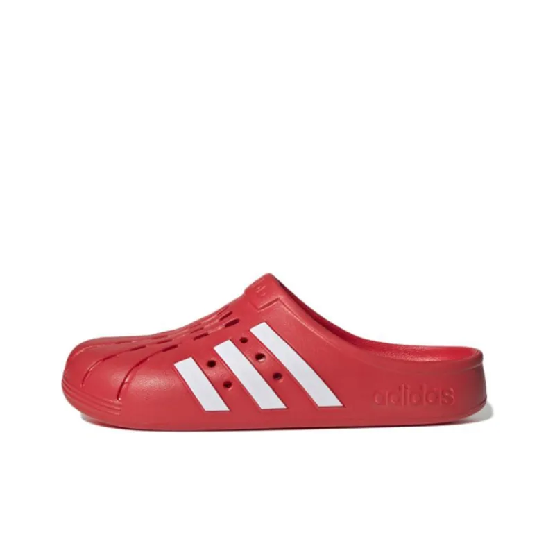 Adidas Adilette Clogs 'Red'-0