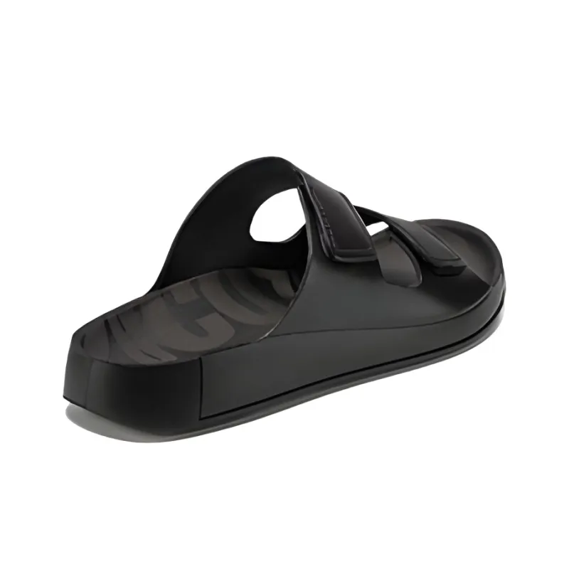 Ecco Rubber Sole Slide Slippers Men's Black-3