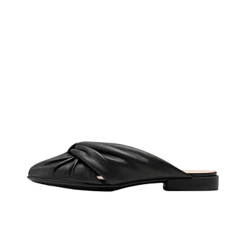Ecco Rubber Sole Abrasion Resistant Closed Toe Slippers Women's Black