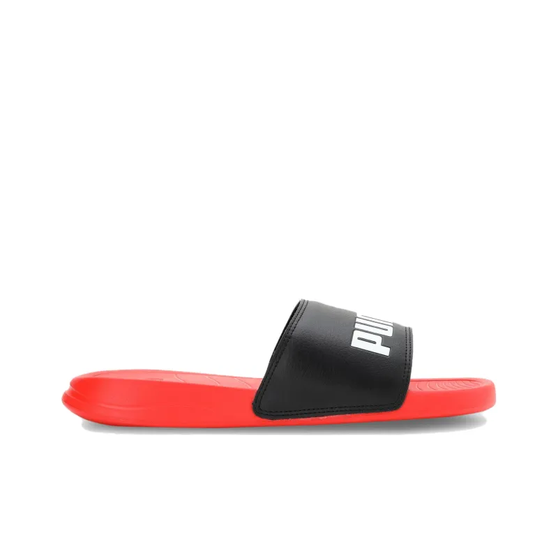PUMA Popcat 20 Rubber Sole Slide Slippers Unisex Red Black White-1