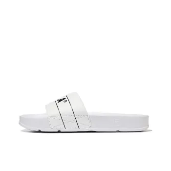 FILA DRIFTER Quiet Slip Resistant Slide Slippers Unisex White Black Korean Style
