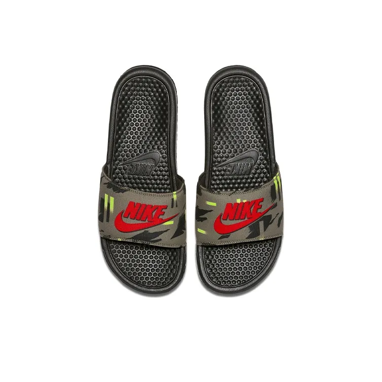 Nike Benassi Jdi Military Green Slippers Army Green-3