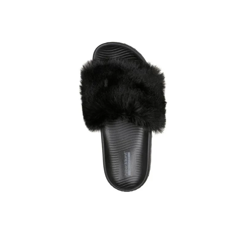 Skechers Hyper Slide Rubber Sole Slide Slippers Women's Black-3