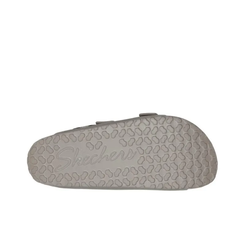 Skechers Foamies Rubber Sole Slide Slippers Women's Taupe-3