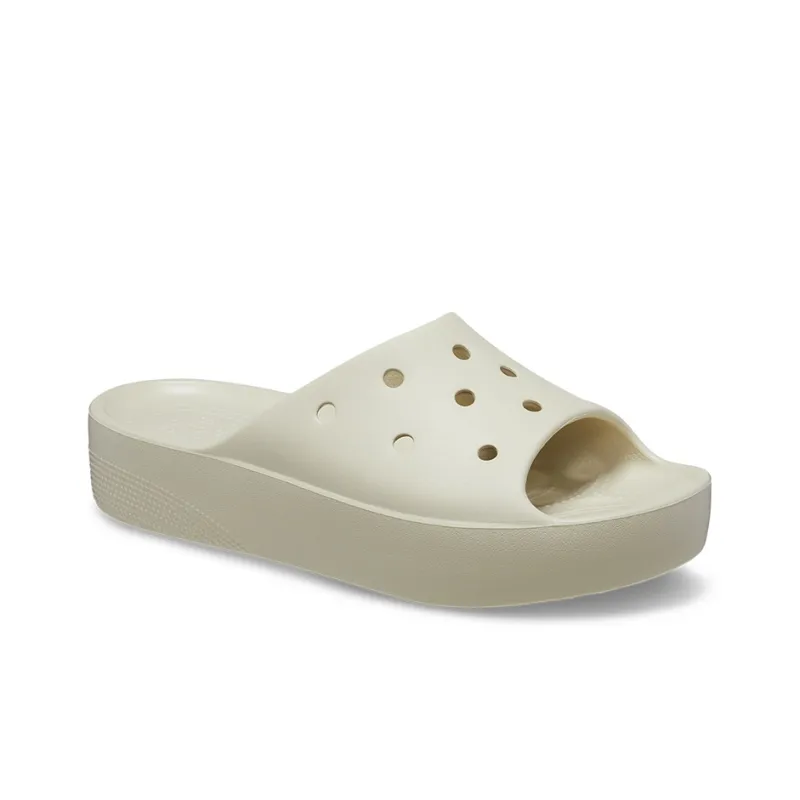 Crocs Classic Platform Slide 'Bone' Women's-2