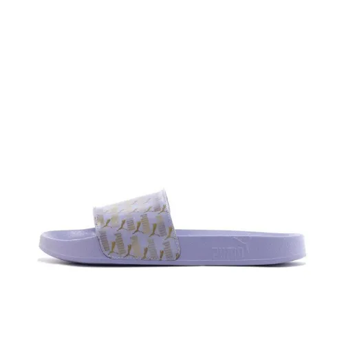 PUMA Leadcat Holographic Sandals Purple Women's