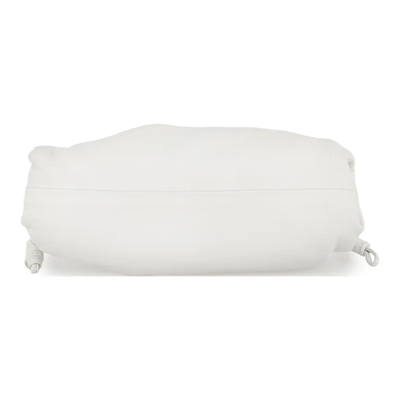 Bottega Veneta POUCH Cloud Bag Cow Leather Handheld Crossbody Bag, Shoulder Bag Women's Cream White-3