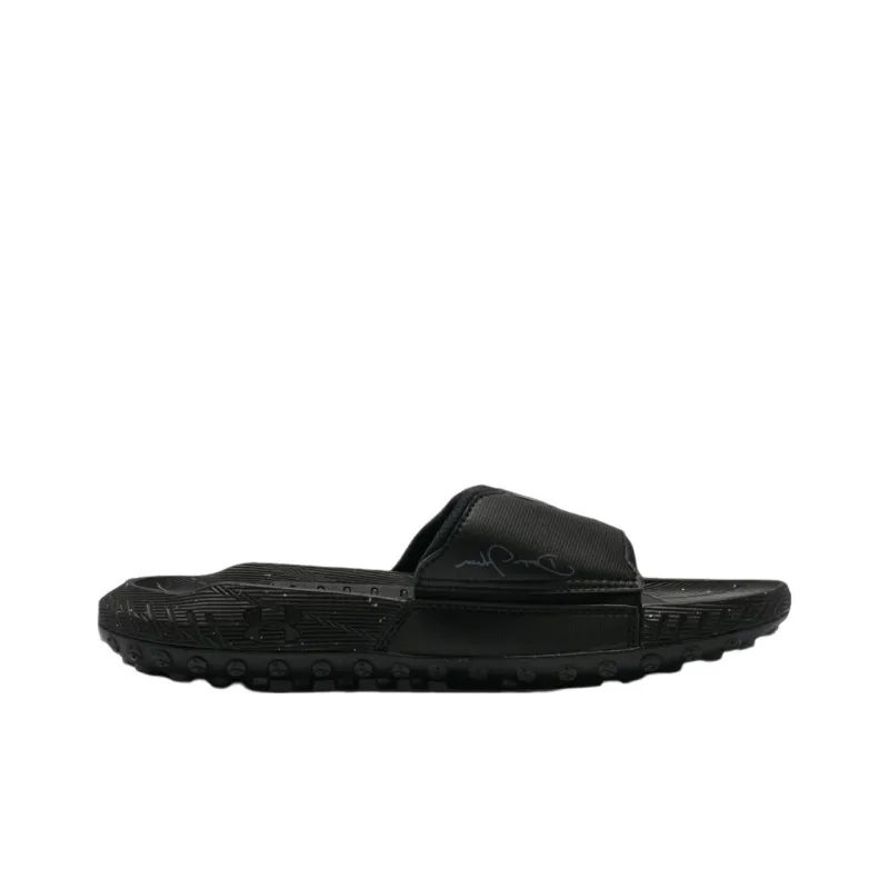 Under Armour Project Rock 3 Slide 'Black Pitch Grey'-1