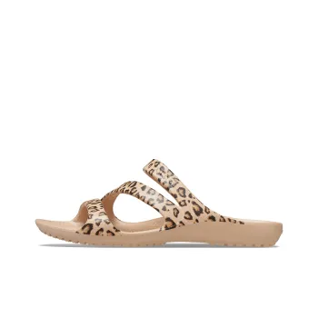 Crocs Kadee Slide Slippers Women's Leopard Print
