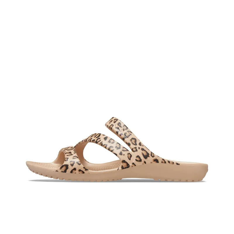 Crocs Kadee Slide Slippers Women's Leopard Print-0