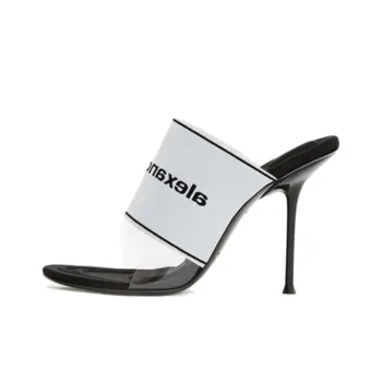 Alexander Wang Slip Resistant Slide Slippers Women's White