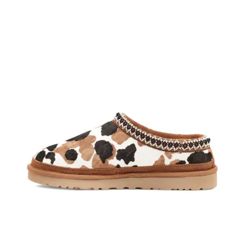 UGG Tasman Slipper Cow Print Chestnut Women's