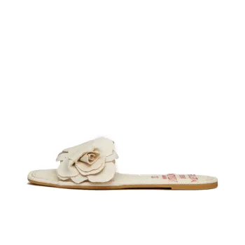 Valentino Atelier Slide Slippers Women's Ecru