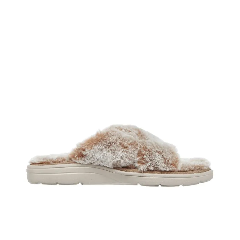 Skechers ARCH FIT LOUNGE Rubber Sole Slippers Women's Taupe-1