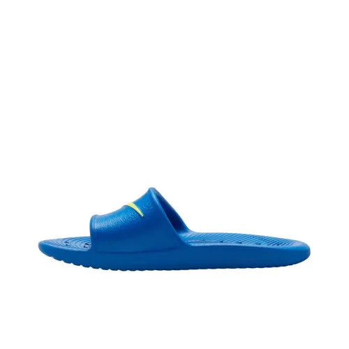 Nike Kawa Slide Slippers Men Blue/Yellow