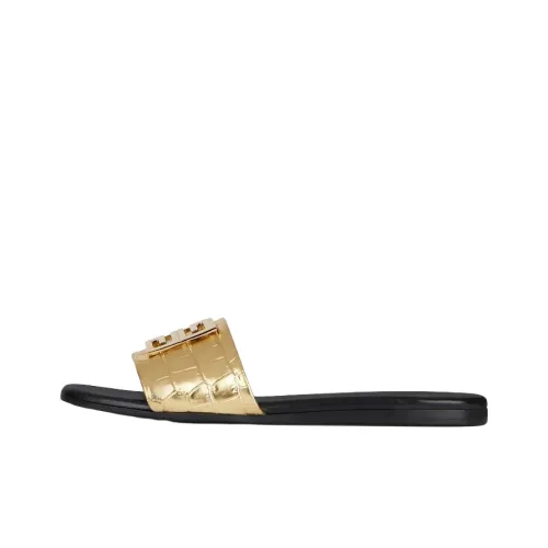 givenchy secret 4G Abrasion-Resistant Slide Slippers Women's Gold