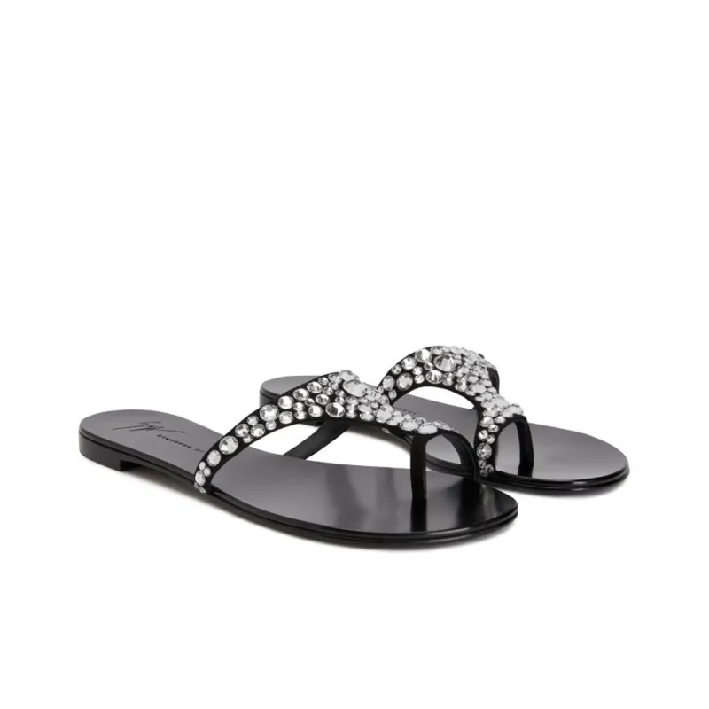 giuseppe zanotti Nebula Crystal-embellished Sandals-2