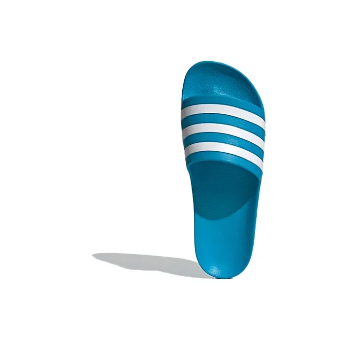 Adilette Adidas Aqua Slides 'Solar Blue'-4