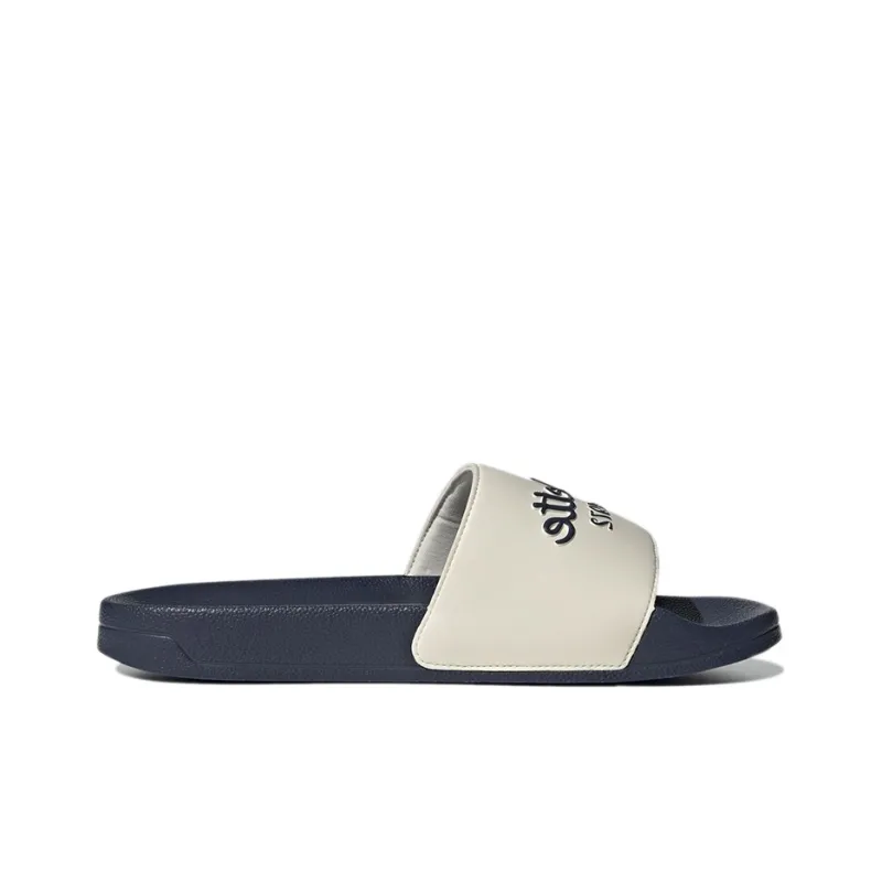 Adilette Adidas Shower Slide 'White Shadow Navy'-1