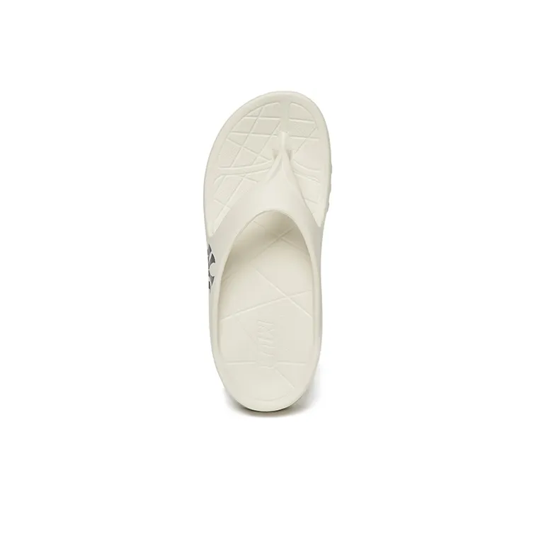 MLB Slipper Rubber Sole Slip Resistant Flip Flops Unisex White-3